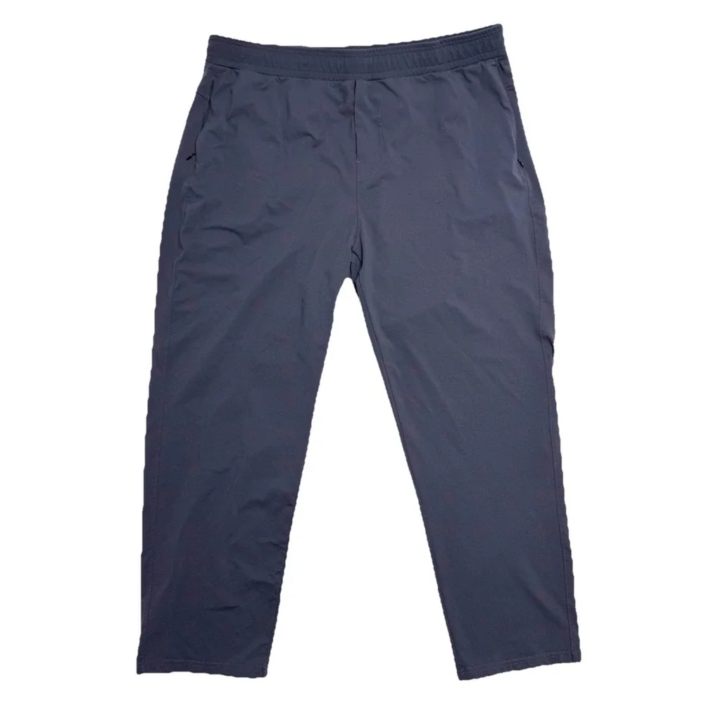 Public Rec Gamechanger Rec Pants Drawstring Pockets Navy Blue Joggers Mens 44x30